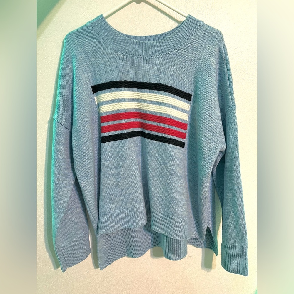 Tommy Hilfiger Sweater, Cozy sweater, blue, confortable, Soft fabric